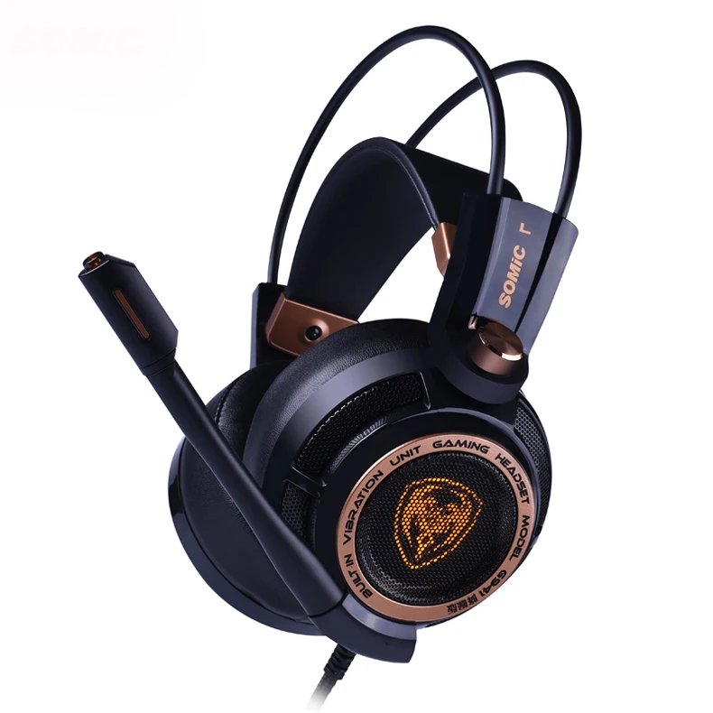 

Somic G941 ANC He Latest Wired Suitable For Computer Games And Internet Cafes The Waterproof Headphone, Black color