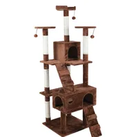 

High grade pet room cat house made of flannelette and wood is used indoors and outdoors