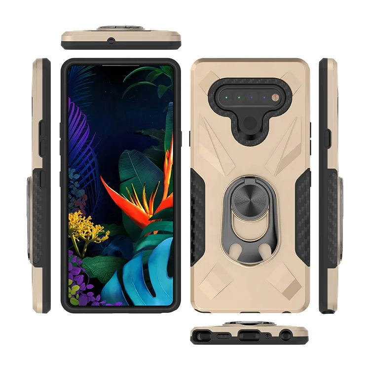 

Hot Selling Cell Phone Case For LG Stylo6 Back Cover Hard Ring Holder phone case, Multi-color, can be customized