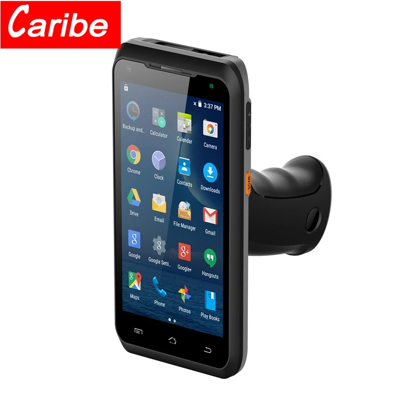 

CARIBE PL-55L 5.5 inch Android 8.1 rugged PDA 2D barcode scanner with 4G LTE Pistol Grip