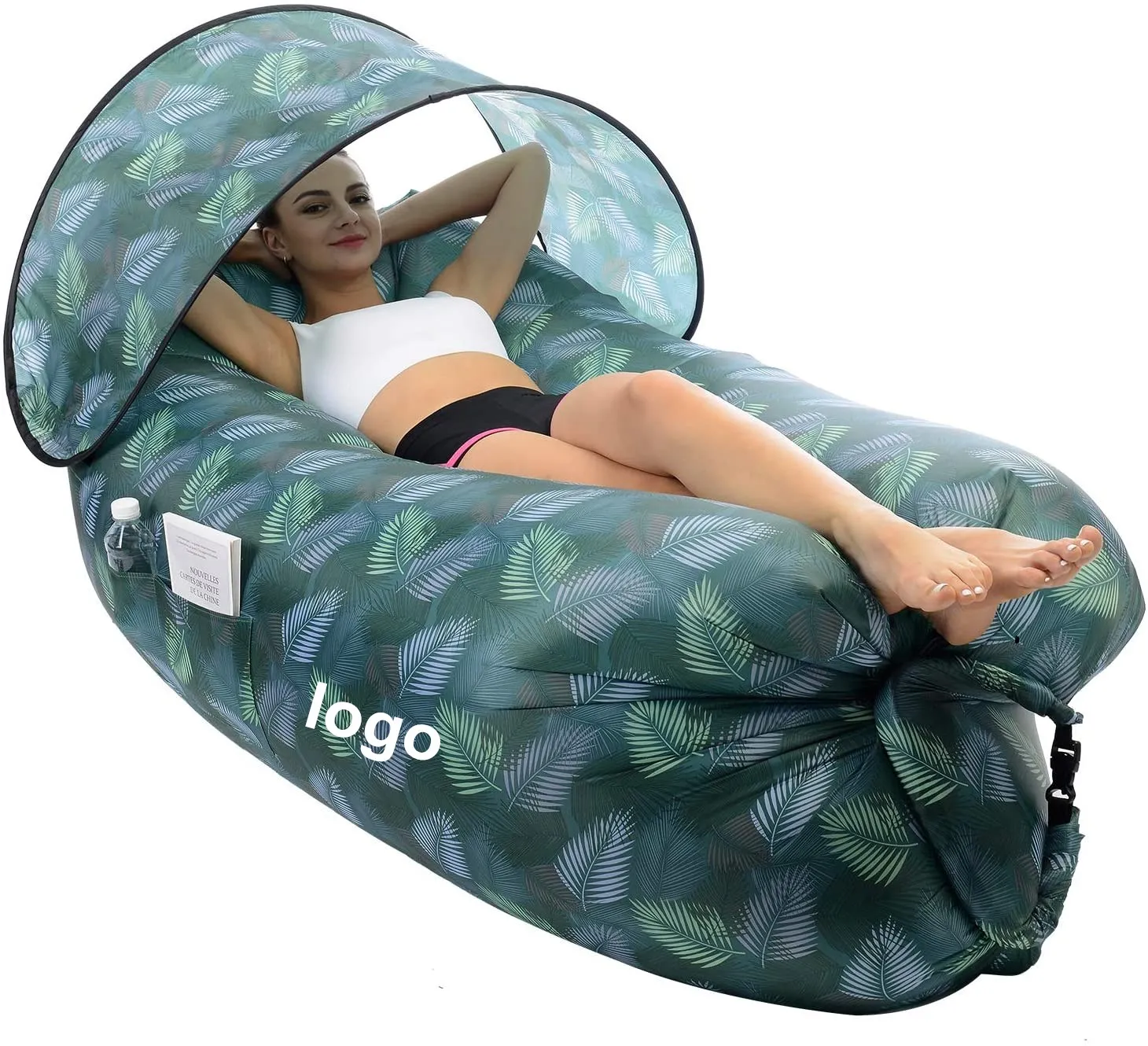 

Woqi outdoor camping amazon hot selling New design Inflatable Lounger Lazy Bag Air Sofa Bed Chair, Customized color