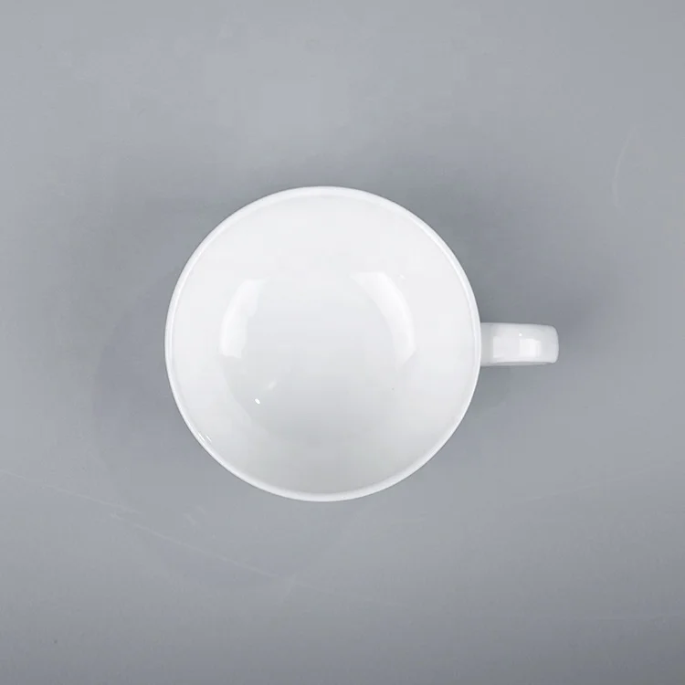 coffee mug with saucer for cafe