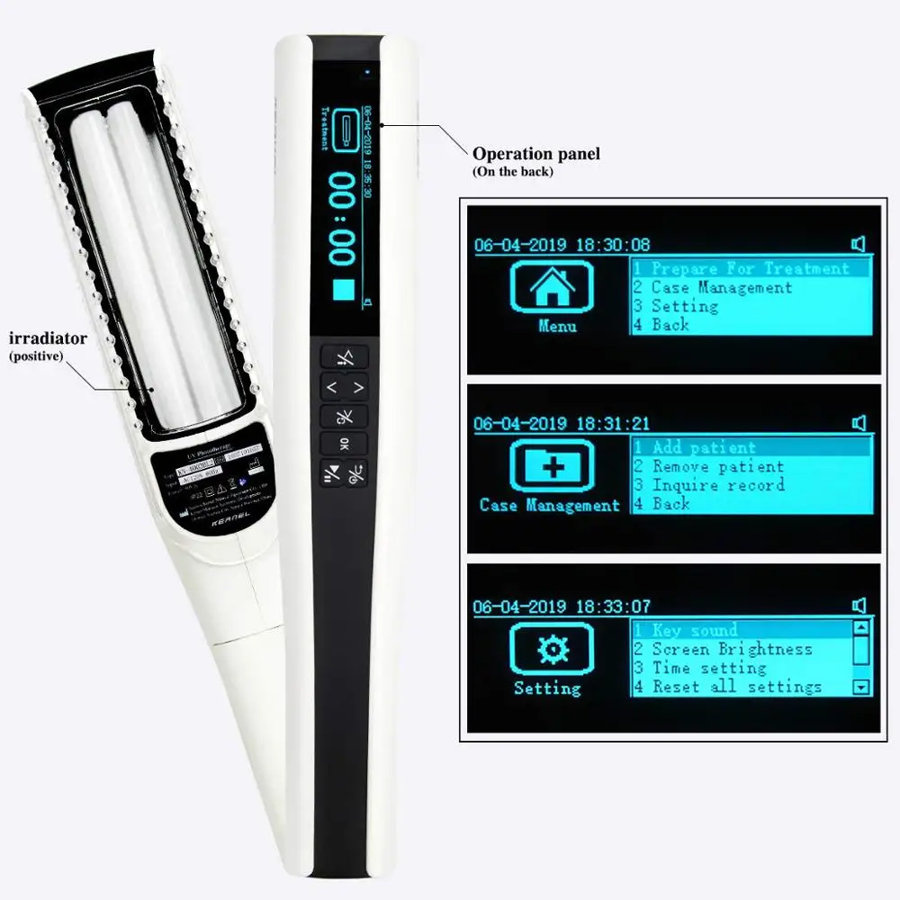 Eczema Uv Phototherapy Medical Device Uvb Phototherapy Kn 4003bl2d