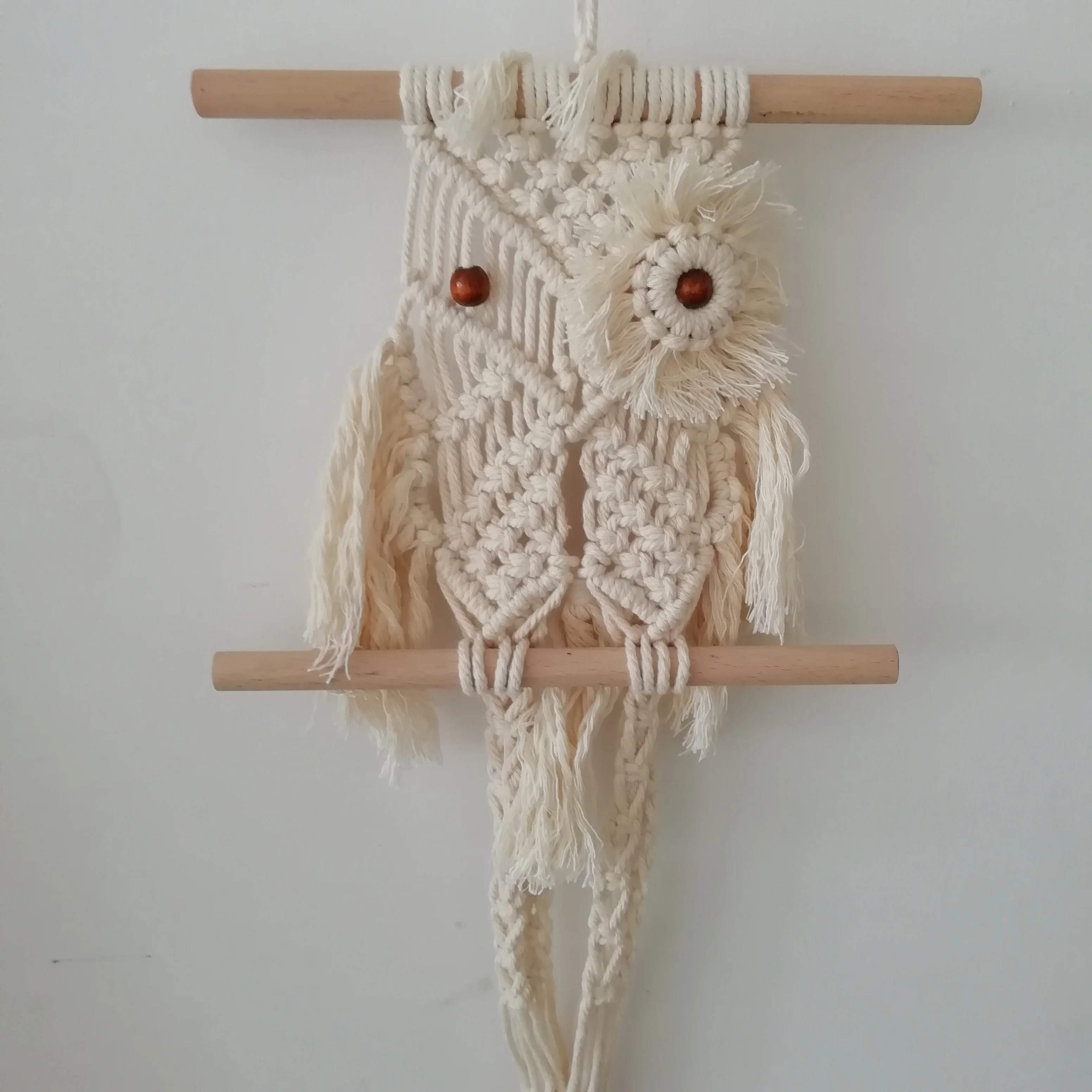 

Boho Handmade Home Art Decor Woven Cotton Macrame Tapestry Wall Hanging