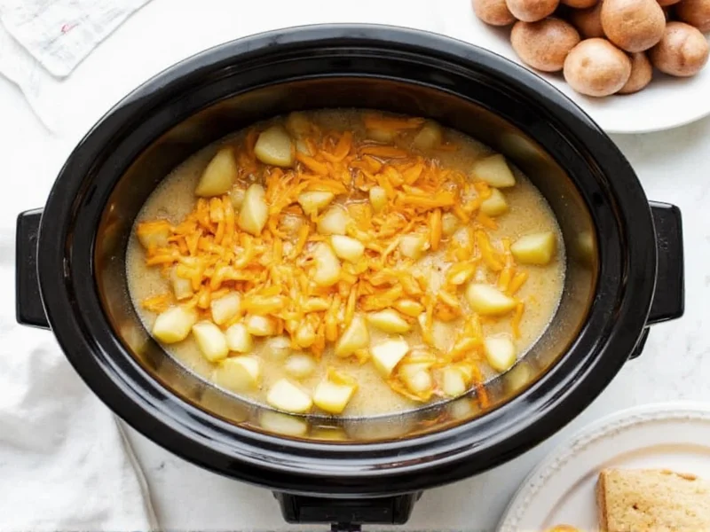Crockpot Loaded Potato Soup with Frozen Potatoes Recipe