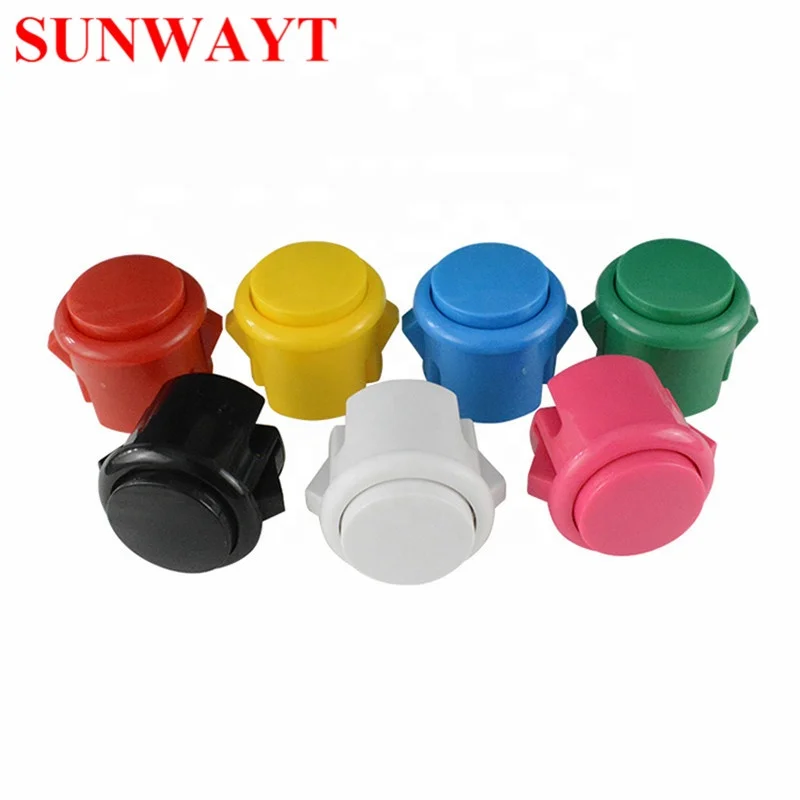 
Baolian Factory direct wholesale 30mm SANWA style momentary button switch arcade game push button with built in microswitch 