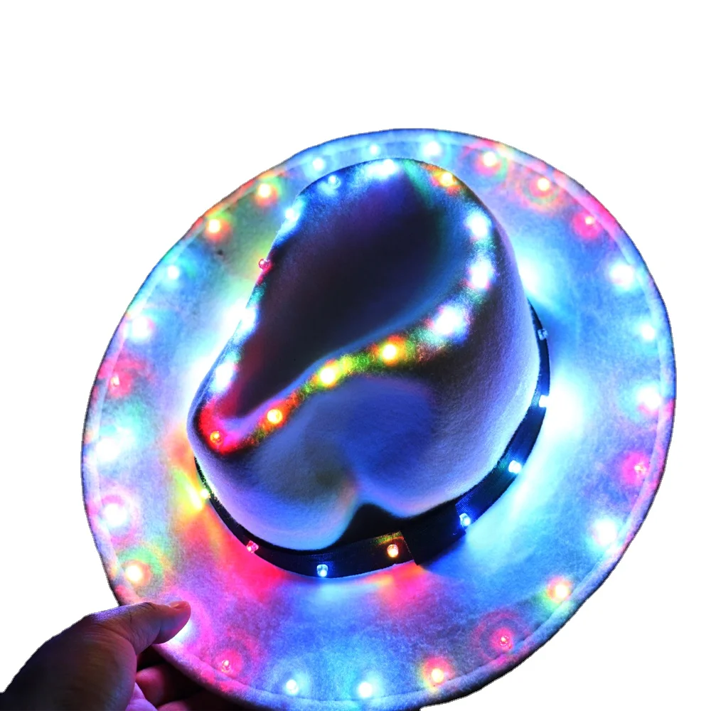 

Glow LED Hat Party Luminous Cap Neon LED Light Costume Party Fluorescent DJ BAR Dance Performances Carnival Party Props