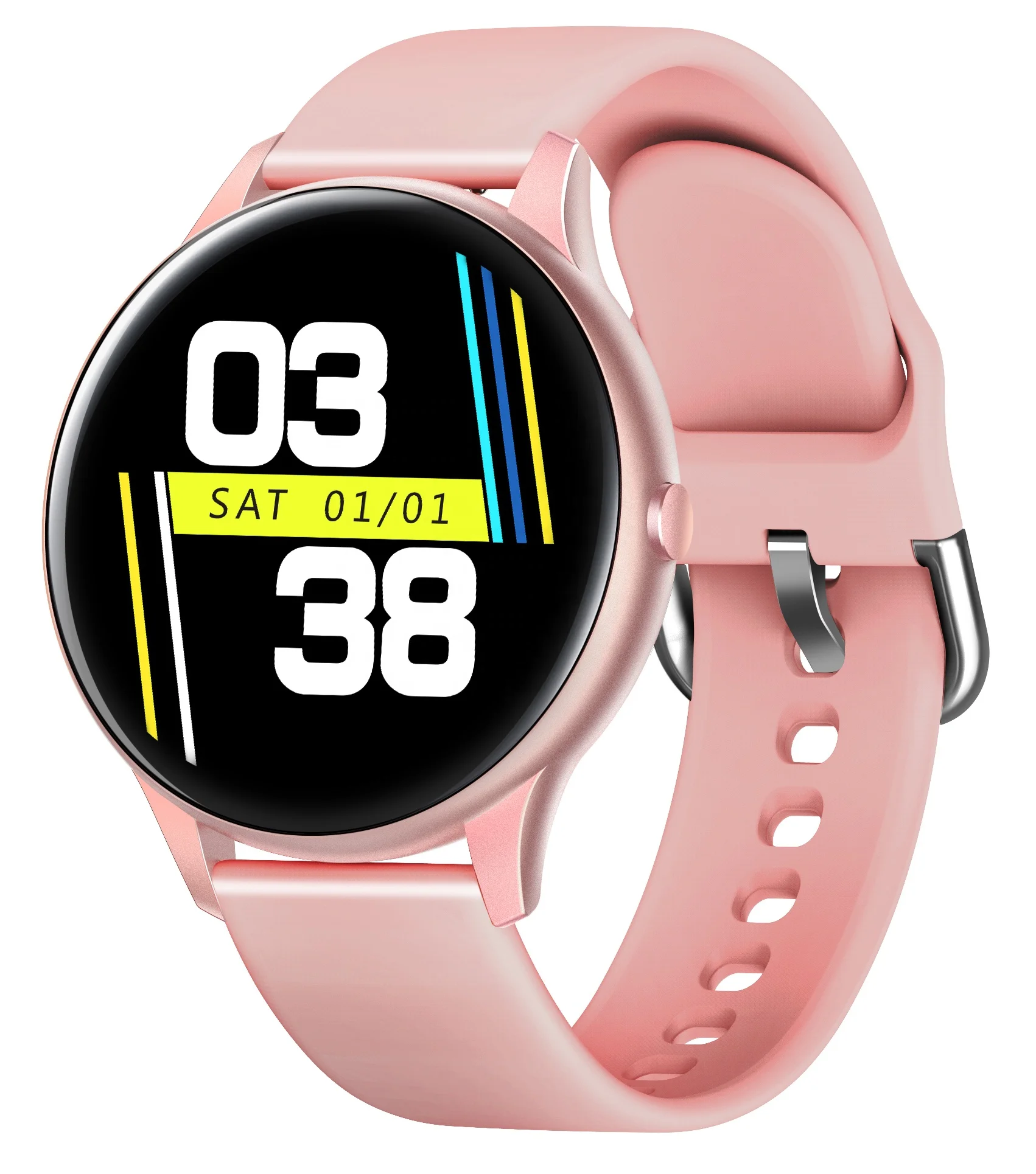 

Wholesales Reloj Inteligente Smartwatch Heart Rate Body Temperature Tracker IP67 Waterproof K21 Women Smart Watch