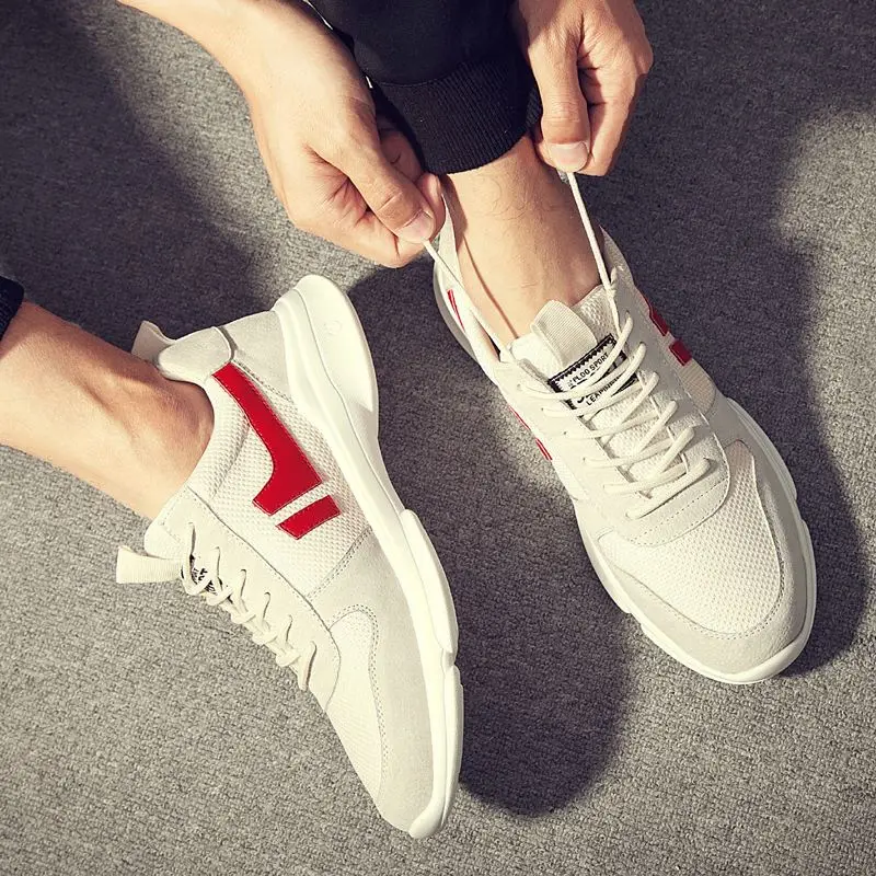 

Casual Spring Solid Color Round Toe Lace Casual Men's Shoes Shoes Sneakers Men 2020 Winter Low-top Flat Sole Shoes
