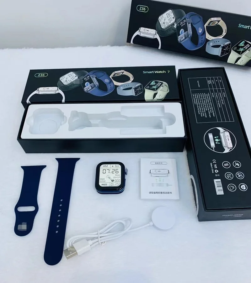 

2021 New Arrived Z36 Series 7 Smartwatch WATCH 7 1.75 Reloj Waterproof Z36 Smart Watch, Multi