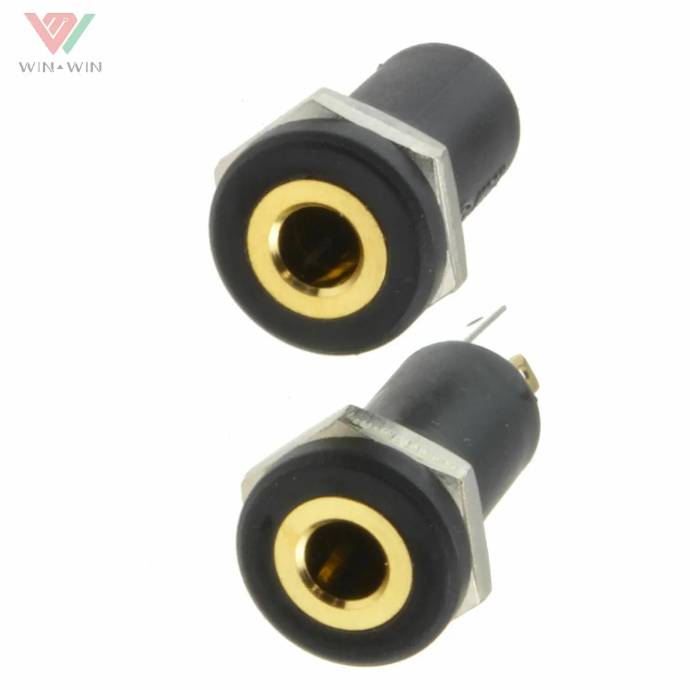 WQ-705 Female earphone socket Stereo Headset 3 pole headphone jack 3.5mm audio earphone socket