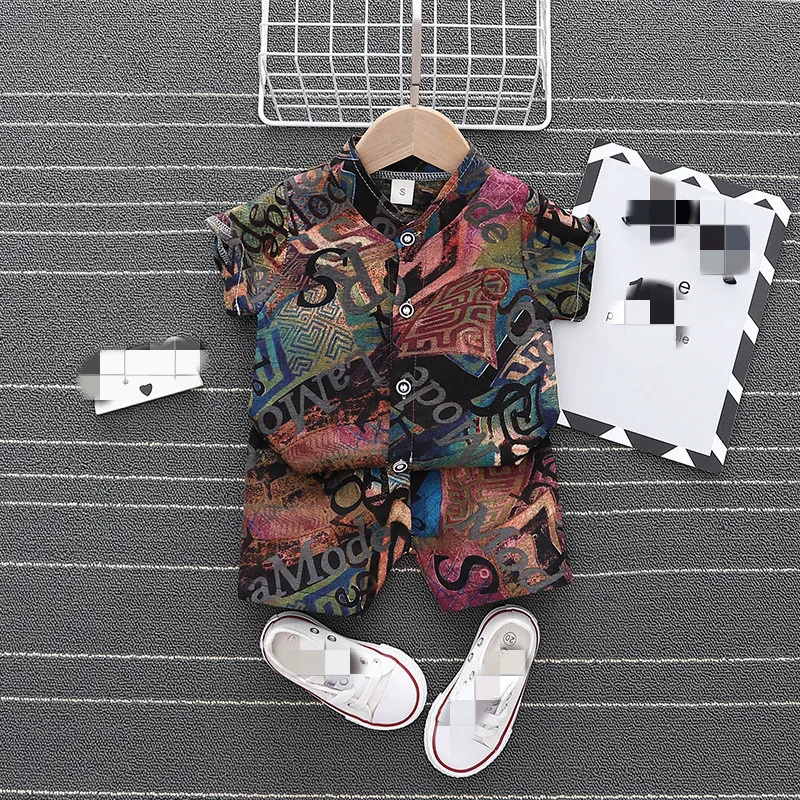 

CYP JBB_C28 2021 Hot sale summer clothes for kids boys children's clothes Cotton and linen shirt Comfortable breathe freely