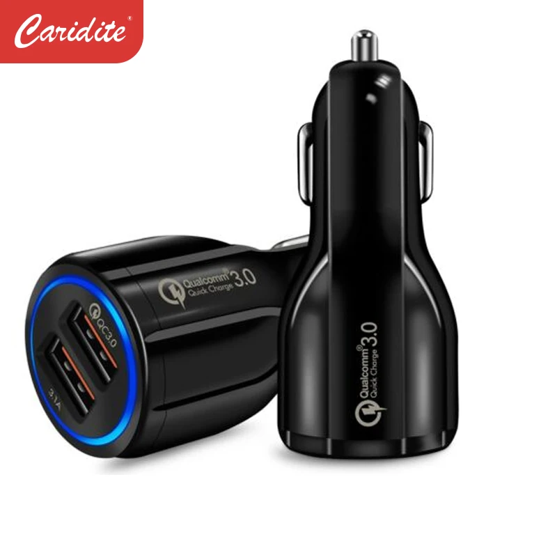 

Caridite Oem Fast cheap car usb charger Shenzhen 2021 New Wholesale Qc3.0 Mobile Phone Wireless Charger Drop Shipping, Black/white