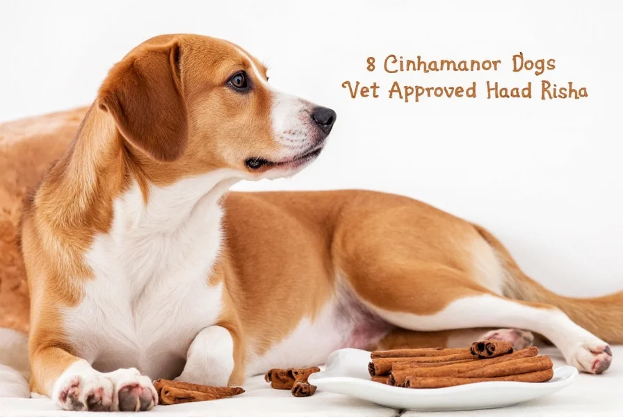 Dog showing signs of cinnamon ingestion including drooling and pawing at mouth