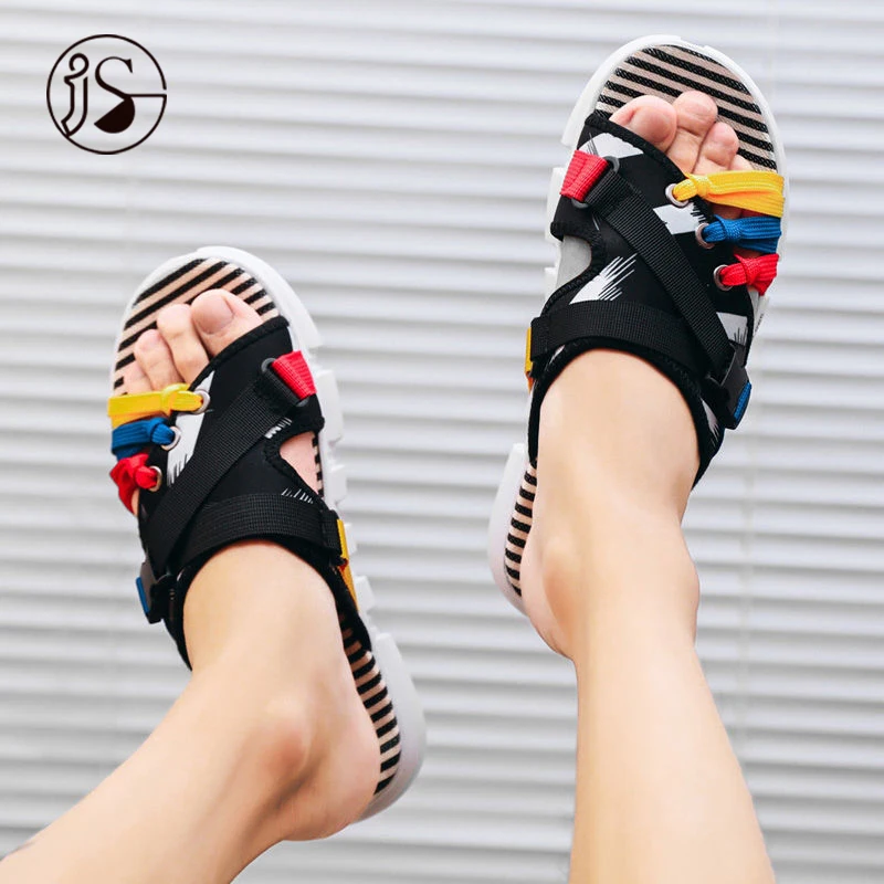 

Fashion colorful slides for men casual comfort men slippers 2021 lightweight anti slip shoes, Customized color