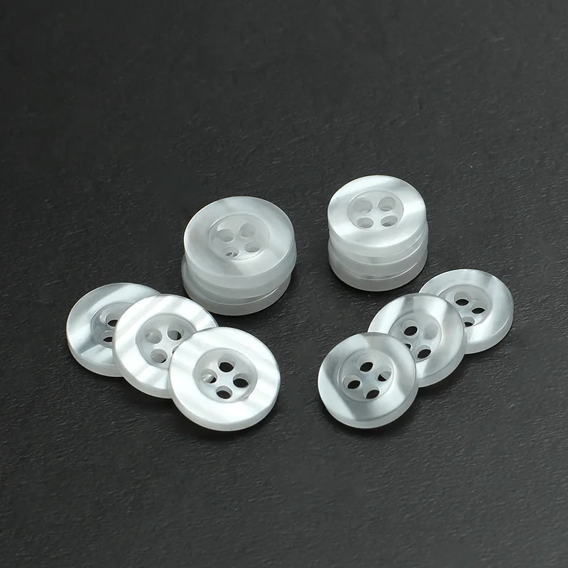 

Dyeing blazer Transparent Pearl Sew Polyester Plastic Button For Shirts