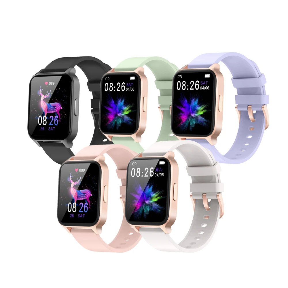 

Smart Watch Full Touch Screen Heart Rate Multi Sports VX5 Menstrual Cycle Reminder Body Temperature IP67 Ladies Smartwatch Women