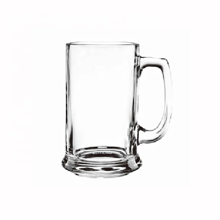 

Handle High Quality Home Party Bar Gift Use Sublimation Beer Glass Mug, Clear transparent