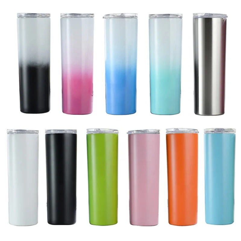 

sublimation tumbler skinny straight skinny straight sublimation tumblers for sublimation printing, Customized colors acceptable
