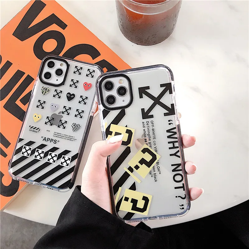 

Transparent silica gel cell phone case Creative arrow For iphone 12 mini Promax 11 pro max xr x xs Cover Mobile phone protective
