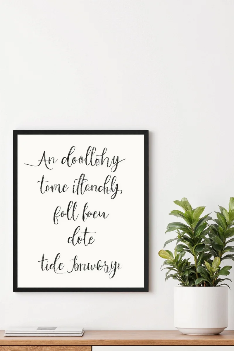 Family enjoying a living room with Lindsay lettering wall decor