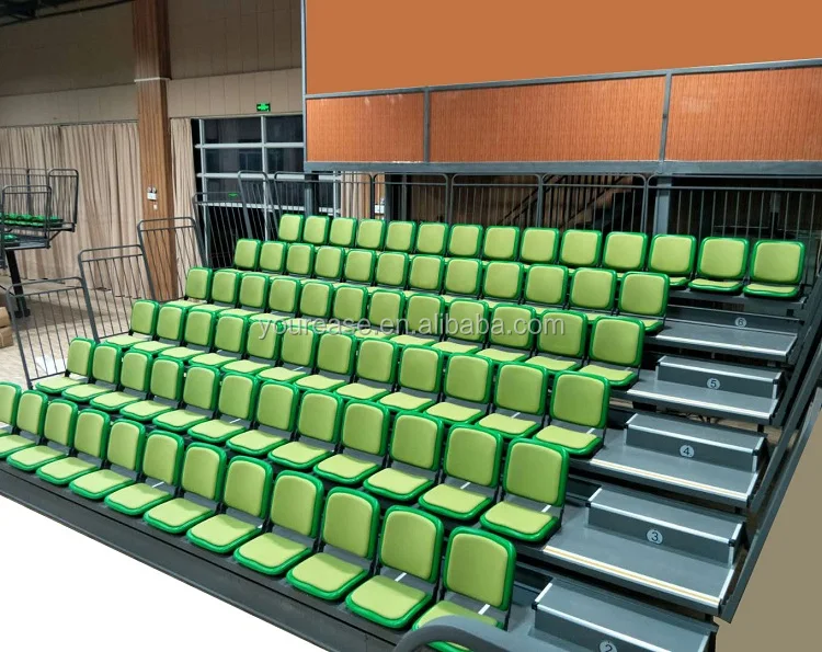 
Yourease front folding seat multifunction badminton retractable seating system telescopic bleachers  (62223448947)