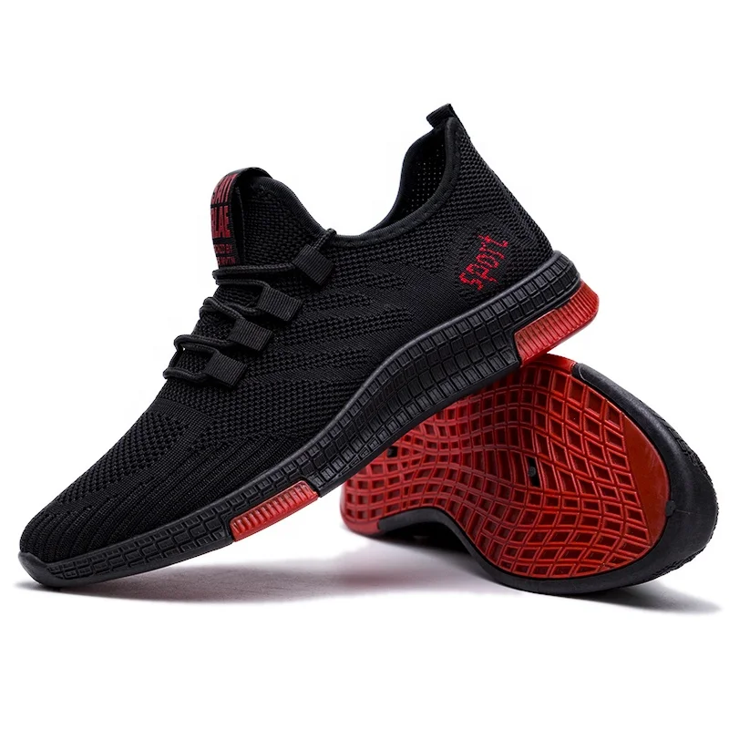 

wholesale best quality sports shoes for men sneakers shoes sports fly line knitted fashion shoes