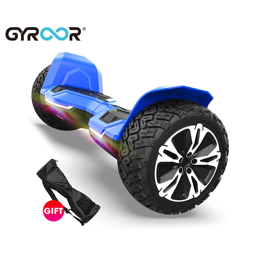 

8.5" off-road hoverboard two-wheel hoverboard lithium battery balance car electric hoverboard, Black/red/white/blue