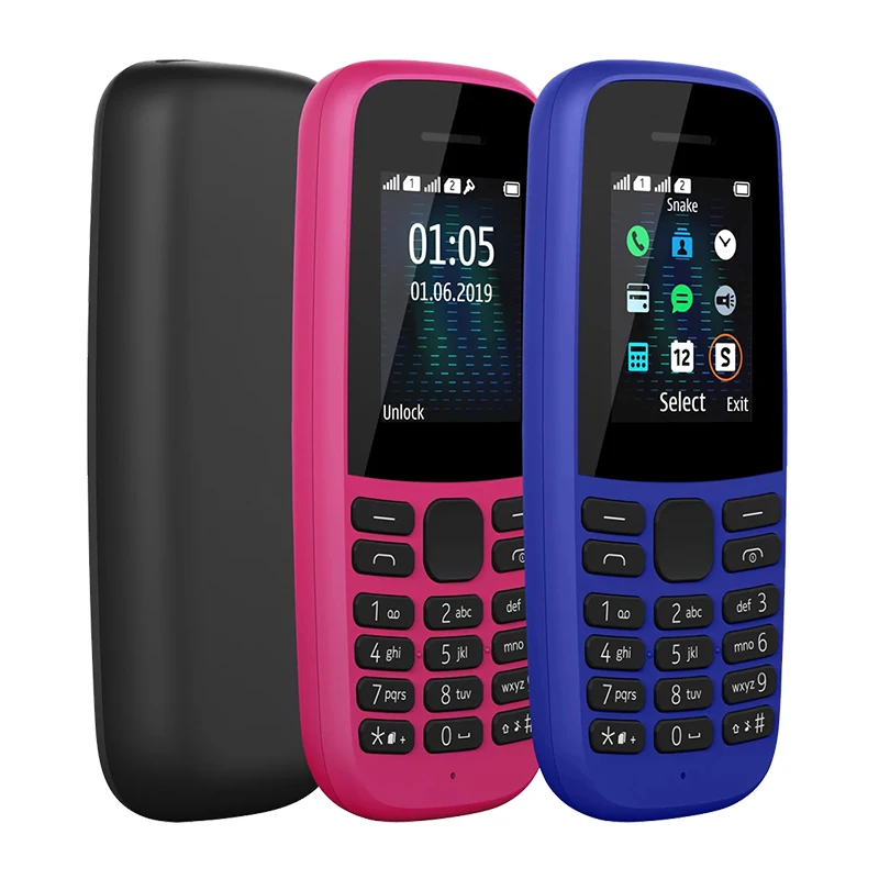 

Original H105 4MB smartphone 1.77 inch Screen Dual Sim Unloced Mobile Phone, Blue/pink/black