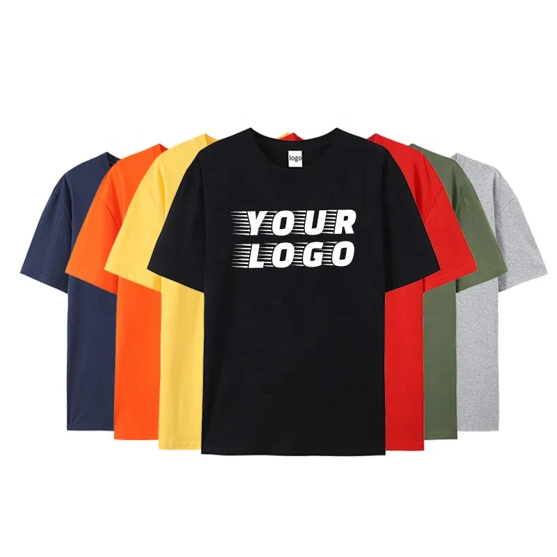 Wholesale Mens Blank 100% Cotton Tshirt Oversized Drop Shoulder Design T-shirt Custom Quality Printing t Shirt