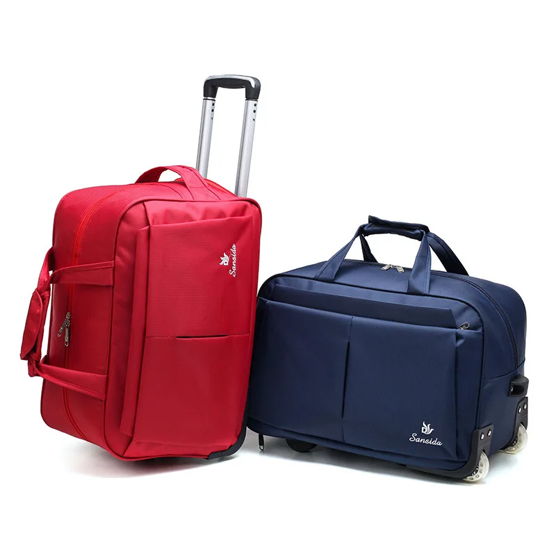 

Oem Welcom High Quality Duffle Bag Set Lightweight Trolley Travel Luggage Bags, As picture