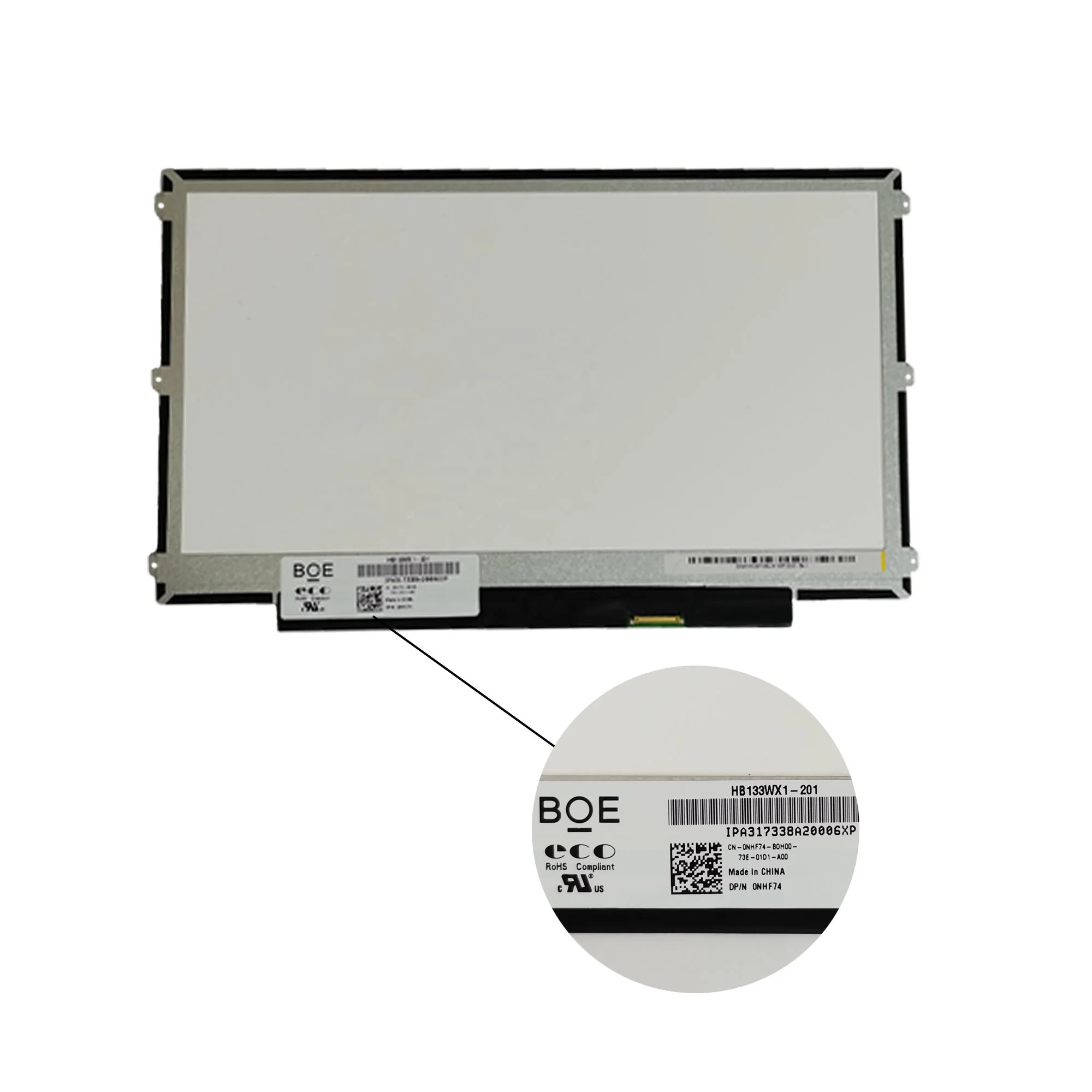 

BOE 13.3 inch 1366X768 eDP lcd display HB133WX1-201 30pin slim lcd 13.3 inch lcd screen for laptop