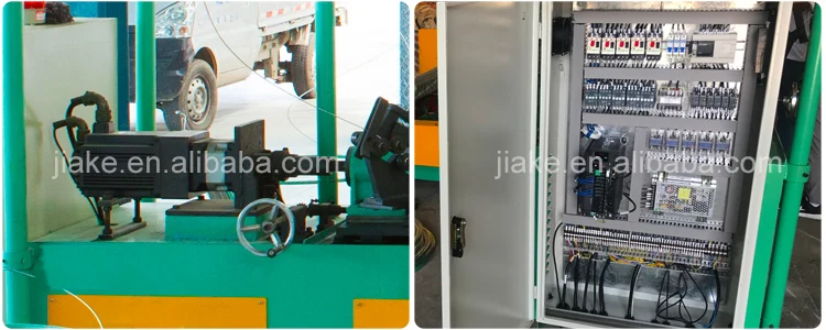 Chain link making machine.