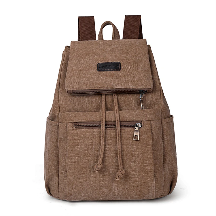 

name brand durable vintage canvas bagpack