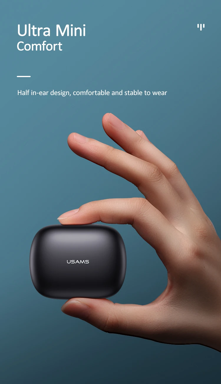 USAMS-écouteurs sans fil, oreillettes stéréo, très bon prix