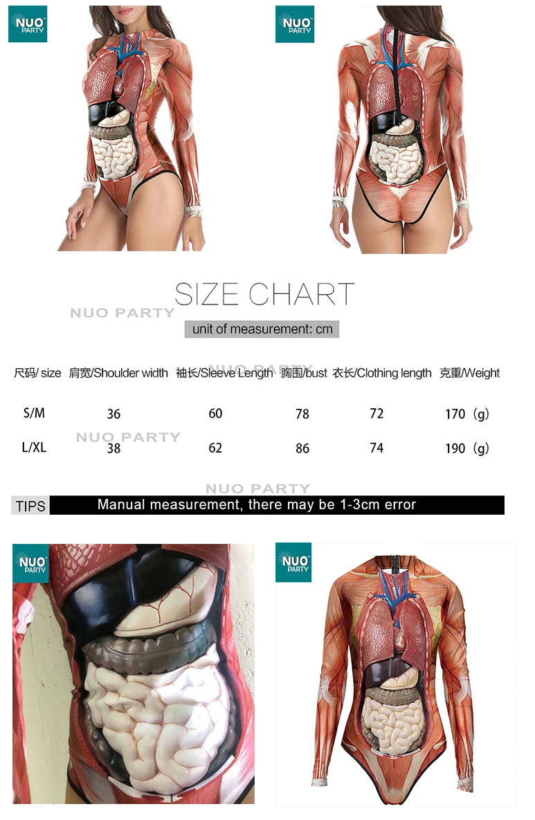 Women Long Sleeve Zip Uv Protection Human Organ Printed Zipper Surfing One Piece Swimsuit Bathing Suit Buy Human Organ Printed Cloth Human Organ Bathing Suit Organic Printing Suit Product On Alibaba Com