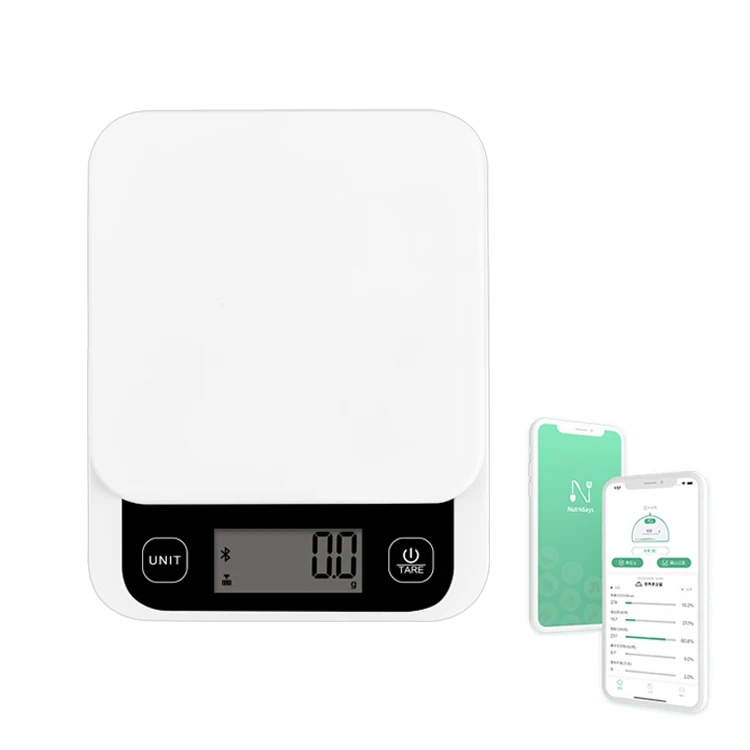 

Smart Nutrition Scale Digital Food Scale 5kg Smart Kitchen Scale with APP