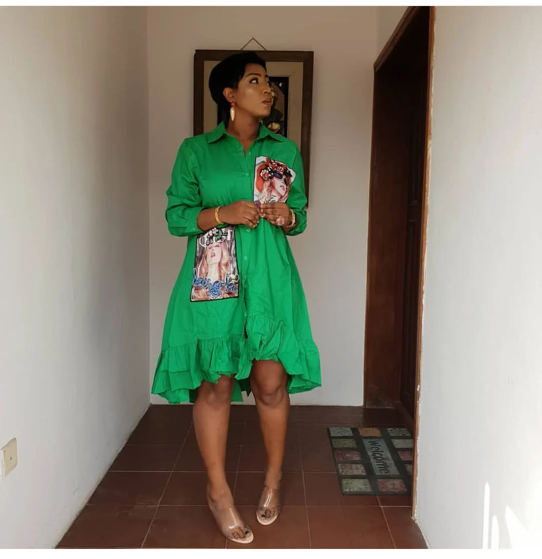 

wholesale African women casual dresses and short shirt dress for summer, As showed