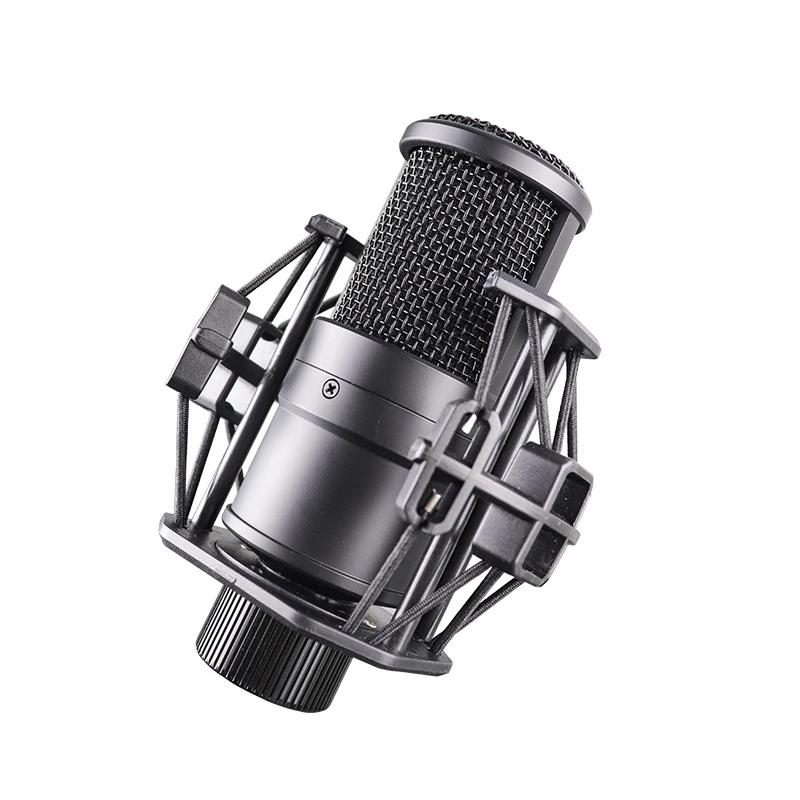 

192KHZ/24BIT Microfono de condensador profesional con soporte de choque para grabar