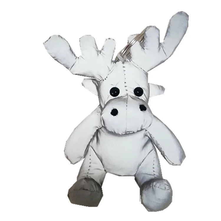 3D Reflective Soft Moose Toys With Customer Shapes EN71 Standard