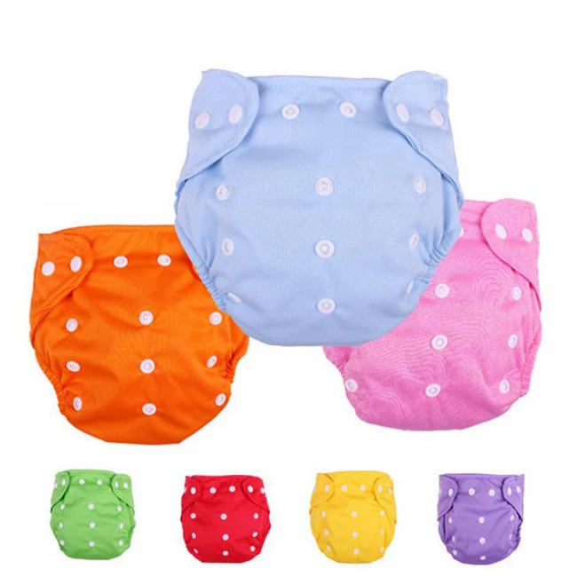 

High quality polyester cotton baby button diaper pants with insert, Pink,blue,green or as your requiresd