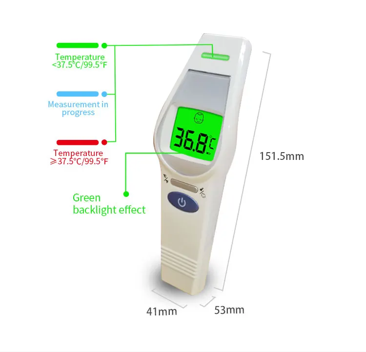 
Body Temperature Gun Fever Measure Meter Baby Thermometer Forehead non contact forehead thermometer digital 