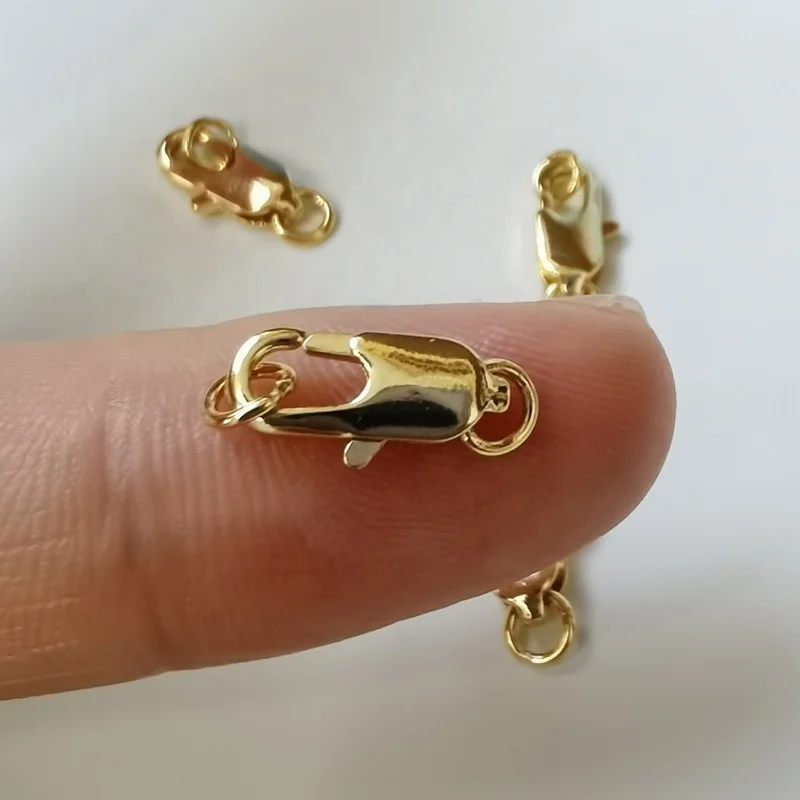 

High quality alloy plated 18 K gold lobster clasp for jewelry accessories