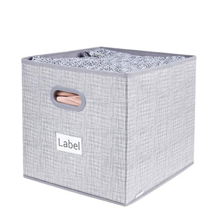 

Closet Containers with Shelving Units Clothes Storage Box Set of 4, Light grey