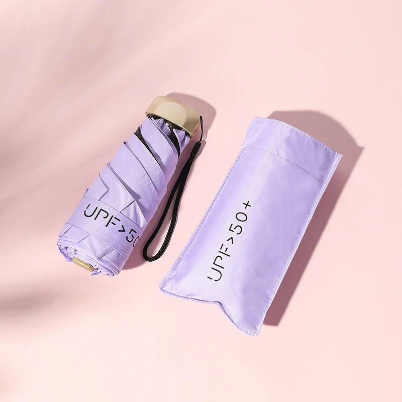 

Vintage Luxury Gifts Chic Umbrella Ultra Accept Customized Logo windproof rain Mini pocket 5 Folding umbrella