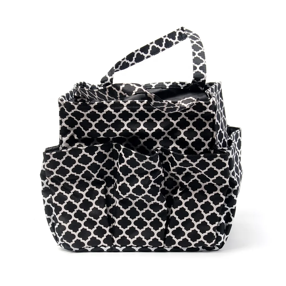 

Wholesale Quatrefoil Garden Tote Bag Utility Polyester Tote Bag Small size Garden Tool Bag DOM113177