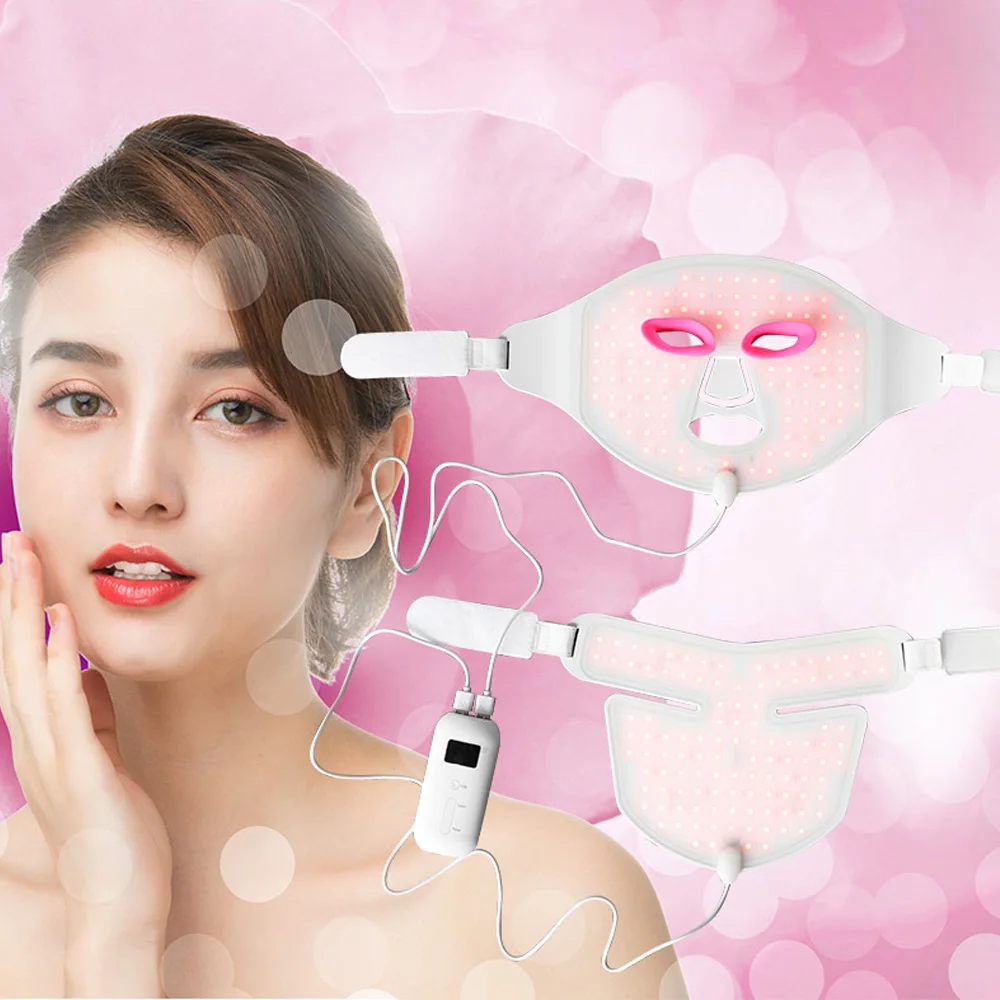 

7 Colors Soft Silicone Light Therapy Led Facial Masks Beauty Safe Therapy Led Mask