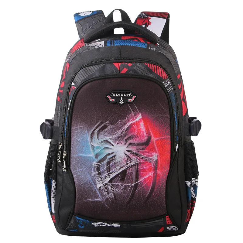 

Amazon top seller 2020 Students backpack Spiderman Kids Backpack Cartoon School Bag, Customized color