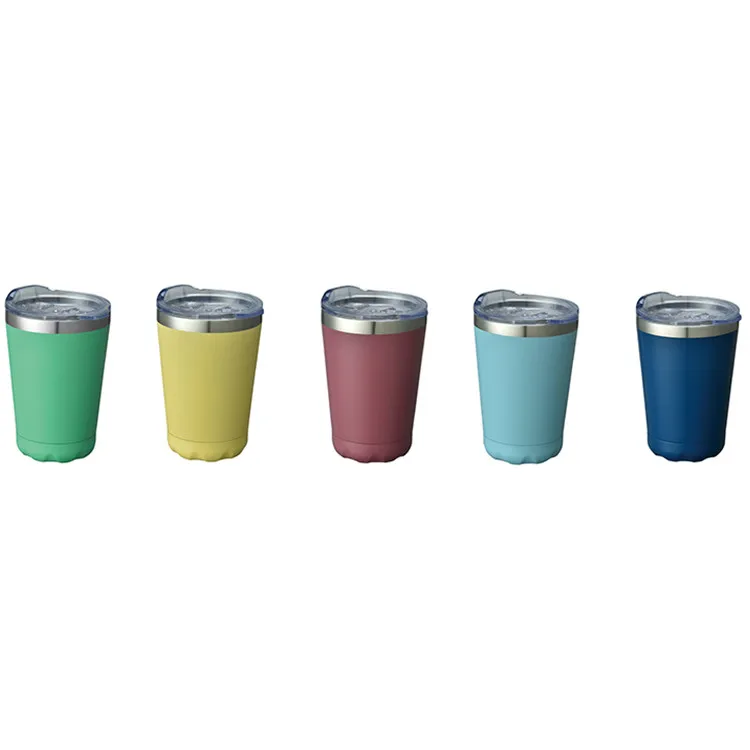 

Custom Logo Stainless Steel Double Wall Coffee Vacuum Insulated Mug with Lid, Customized