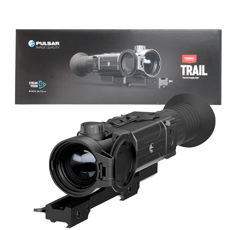 

Stock original Pulsar Trail XQ50 thermal imaging riflescope high quality shockproof night hunting riflescope, Black